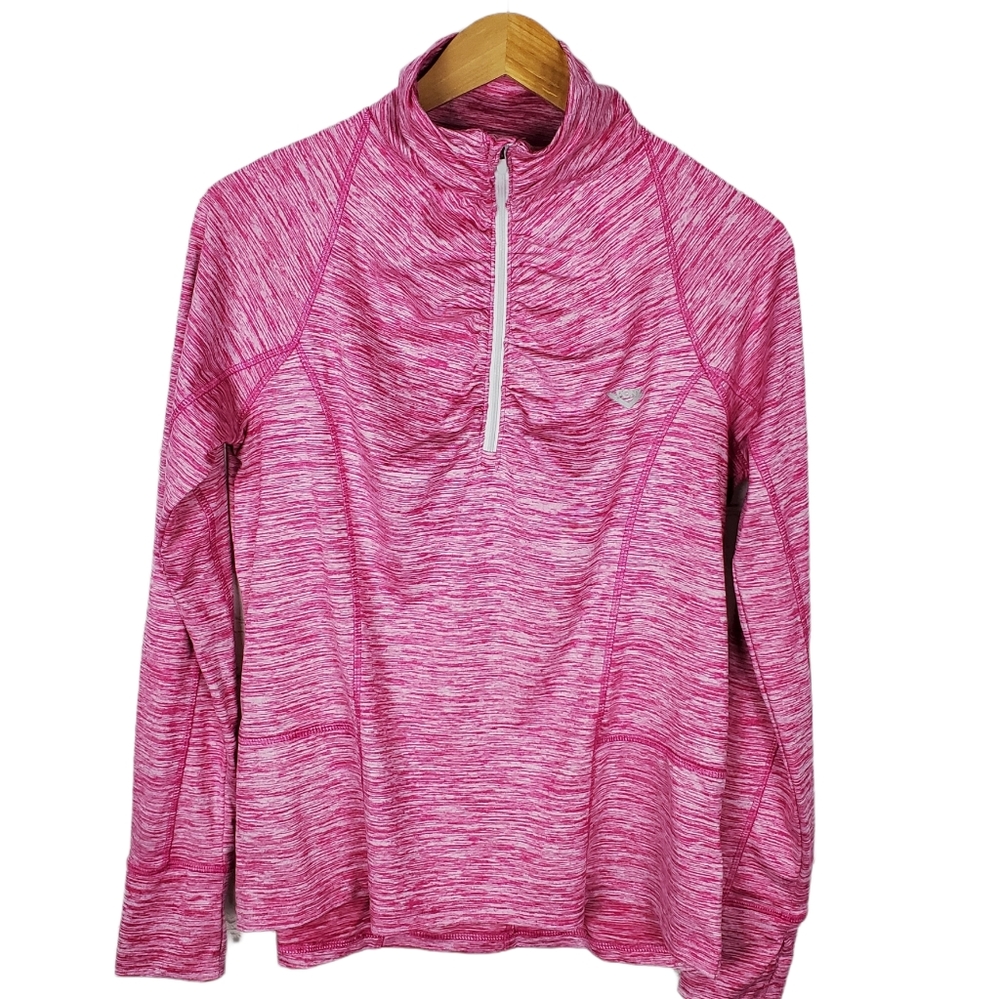 Pony Quarter Zip Long Sleeve Thumbholes Pullover